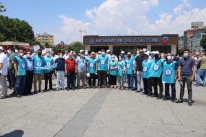 Seyyanen Zam Teklifi İçin İstanbul Fatih Meydanında Yapılan Eylem Programı