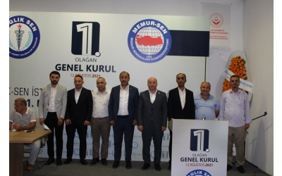 Sağlık-Sen İstanbul 6 Nolu (AÇSH) Şube Başkanlığının 1. Olağan Genel Kuruluna Katılım Sağladık
