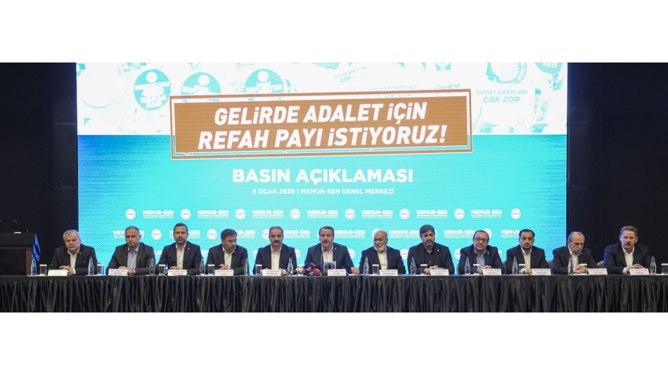 “Gelirde Adalet İçin Refah Payı İstiyoruz”